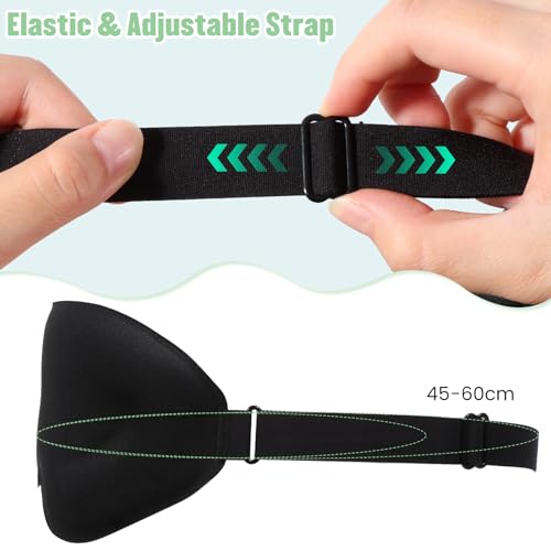 Image of Blendura Anti Light Sleep Mask, Adjustable Elastic, Black, 1 Pack