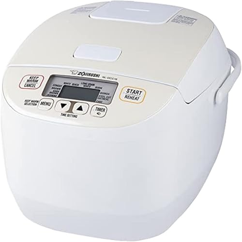 Zojirushi NL-DCC18CP Micom - Arrocera y calentador, 10 tazas, color beige perla