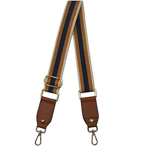 Image of Duwi Wide Handbag&Purse Strap Jacquard Woven Guitar Style Replacement Strap Multicolor Canvas Adjustable Crossbody Bag Strap