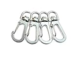Metal Swivel Clasps Lanyard Snap Hook Lobster Claw Clasp Jewelry Findings 1 1/2