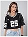Jersey Shirts for Women Y2k Graphic Number Tees Hip Hop V Neck Short Sleeve Mesh Crop Top Baggy Streetwear T Shirt Tops Black