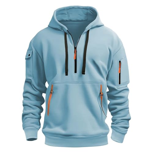 Sweat à capuche zippé homme coupe ajustée toutes saisons