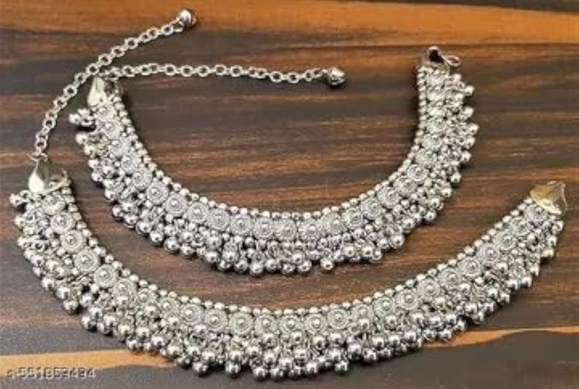 Oxidized Ghungroo Anklet Set for Women & Girls, Wedding Dance