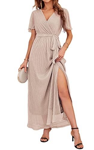 ASOMI Kleid Damen Polka Dot Pailletten Abendkleider Lang Elegant Sexy...