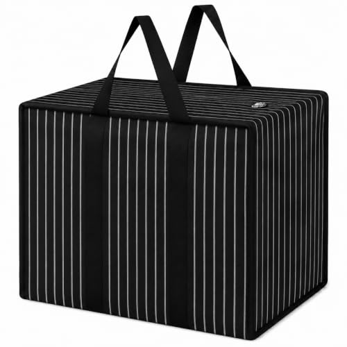 Image of Extra Large Storage Bags for Clothes | Heavy Duty Big Storage Bag with Strong Handles & Double Zipper | Big Bags for Storage | Large Bag for Clothes, Blankets, Travel & House Shifting