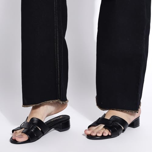 Image of TRASE Block Heels Sandals For Women, Sassy Stylish & Comfortable Footwear