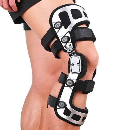 Orthomen OA Unloader Knee Brace, for Mild to Severe Osteoarthritis, Bone-on-Bone Pain Relief with Dual Unloading, Fit Medial & Lateral Stability Ideal for Men and Women (M-Right)