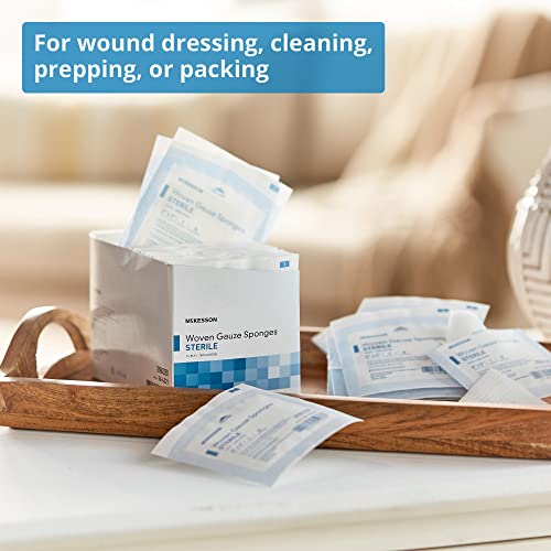 McKesson Sterile Gauze Pads 2x2 2, Wound Packing, 400 ct miniatura 2