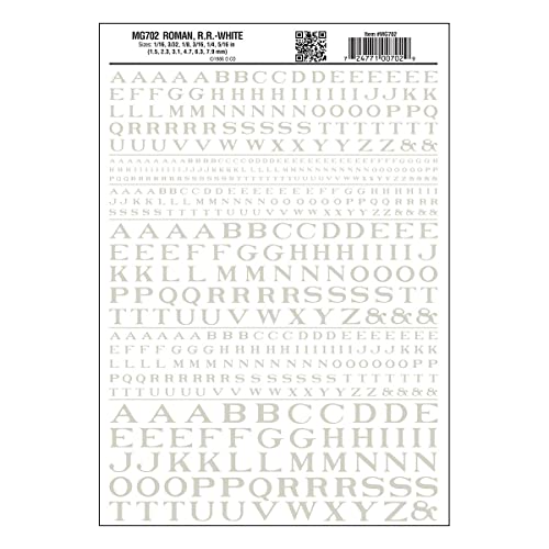 Roman Letters, White