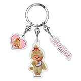 ハセプロ モンチッチ 3連アクリルキーホルダー05 モンチッチちゃん ベージュ もんちっち Monchhichi SEKIGUCHI