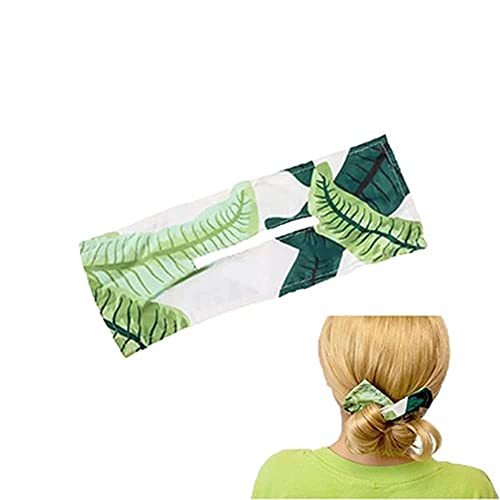 Deft Bun Hair Bun Maker,Labato Deft Bun for Hair Elastic Bands Classy Multicolor Cloth Magic Clip Fashion Hair Bands Flexible Reusable Bun Crown Twister
