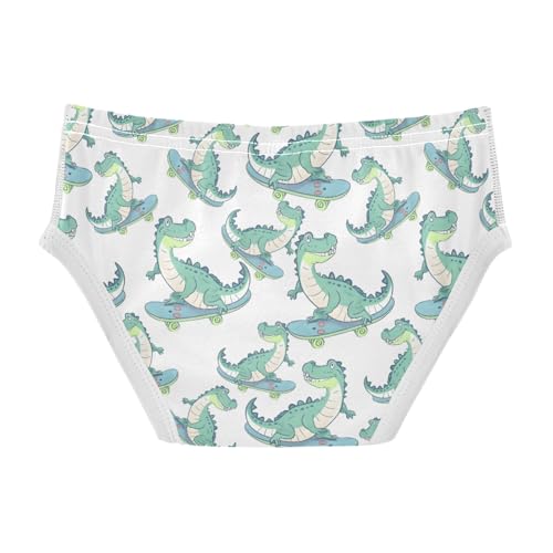 Cartoon Crocodile Pattern Boys' Underwear 100% Cotton Boys' Briefs Soft Toddler Underwear2