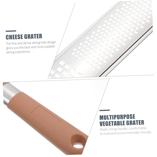 Rallador de Mano Giratorio de Acero Inoxidable Plateado miniatura 2
