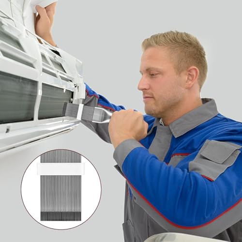 3 Stück Kondensator Kamm Trockner, Lamellen Reinigungsbürste, Lamellenkamm, für Reinigen Klimaanlage, Kühlschrank, Fenster
