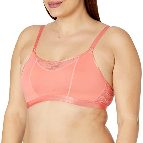 Panache Plus Size Cleo Women's Freedom Non Wired Bra, Coral Rose, 36J #TOP17