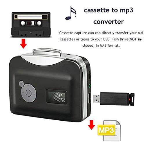 Lettore di Cassette, Portatile da Nastri a MP3