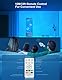 Quallen Lavalampe, Quallen Lampe mit 7 Farben und Fernbedienung, Bluetooth Jellyfish Lamp mit 4 Lichtmodi, Aquarium Stimmungslicht Dekoration für Zuhause Büro, Weihnachten Geburtstag Geschenke (Weiß)