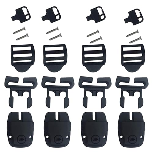 Hot Tub Lid Clips - Durablle Hot Tub Cover Clips, Wear-Resistant Hot Cover Lock Repair Kit | Latches Clip Lock with Keys and Hardware, Recyclable Spa Cover Clip for Hot Tub Home Use Home Essentiall