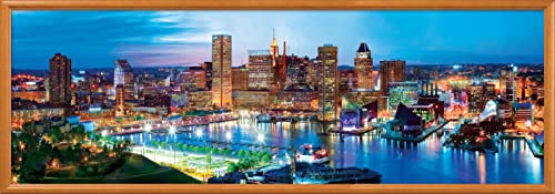 Rompecabezas MasterPieces de 1000 piezas para adultos, familia o jóvenes – Panorámico de Baltimore – 13" x 39" miniatura 6