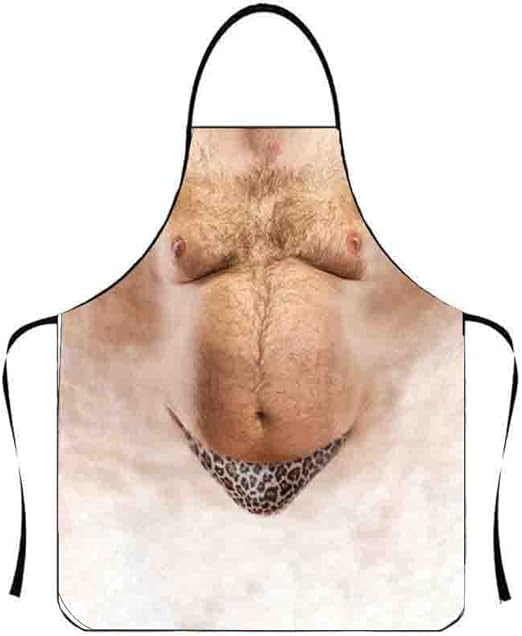 Fartoni Tablier De Cuisine Drôle Pour Homme – Tablier Sexy Et Humoristique Pour Barbecue, Cuisine Ou Fête – Idée Cadeau Rigolote Et Originale Pour Mari, Papa Ou...