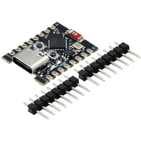 BTuregsau ESP32-C3 Development Board ESP32 Mini WiFi Bluetooth Development Board Easy Expansion and Power Supply Flexibility Cover