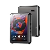 64GB MP3 Player Bluetooth 5.3 Touch Screen Music Player Portable mp4 Player with Speakers high Fidelity Lossless Sound Quality 2.4 inch mp3 FM Radio Recording e-Book