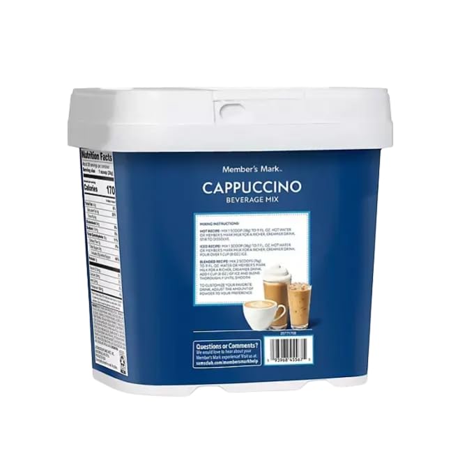 French Vanilla Cappuccino Mix, Gourmet Coffee Beverage, 48 Ounce (48 ounce (2 pack), French Vanilla)