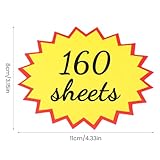 Zoom IMG-1 hwtcjx 160 pezzi cartellini del