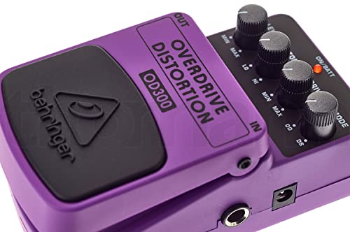 Behringer OD300 Pédale d'Effets d'Overdrive/Distorsion à 2 Modes