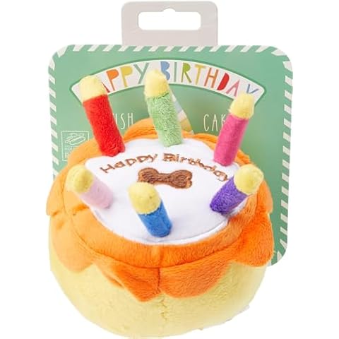 House of Paws Birthday Cake Squeaky Toy Cover