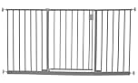 Safetots Extra Wide Hallway Gate, 140cm - 146cm, Matt Grey,Pressure Fit Baby Gate, Safety Barrier for Hallways and Wide Spaces, Easy Installation