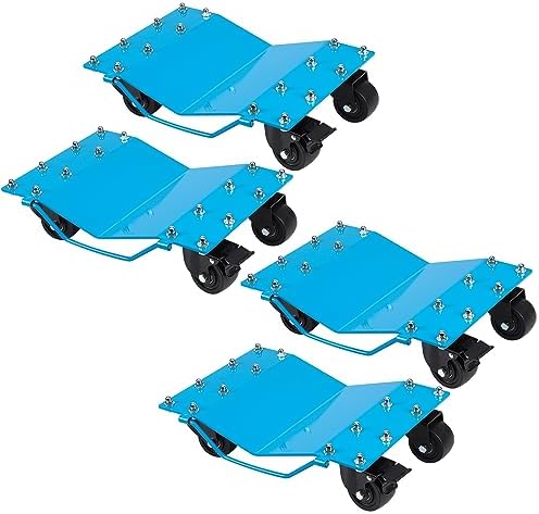 Amazon.com: DEXSO [8000 lbs] Wheel Dolly Car Set of 4, Manganese Steel ...