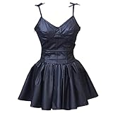 RTXBQU Anime Gasai Yuno Cosplay Costume Womens/Girls Black Dress (XL)