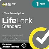 LifeLock Standard Identity Theft Protection, Individual Plan, 1 Year Subscription, Activation Required [Subscription]