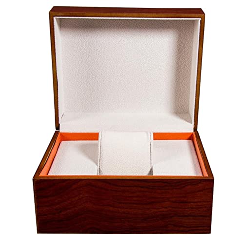 Boîte à bijoux en bois véritable et écrin montre élégant couleur A
