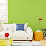 Wallderful Chartreuse Wallpaper Peel and Stick Skin-Friendly Yellow Green Contact Paper Thick Self Adhesive Wall Paper for Bedroom Bathroom Living Room Cabinet Liner Countertops Dollhouse Nursery Kids