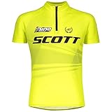  Scott RC Pro Junior Kinder Fahrrad Trikot kurz gelb 2021: Größe: M (140)