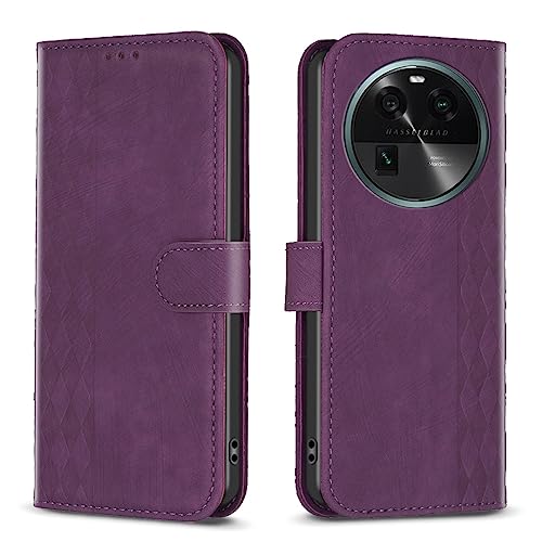 Étui Oppo Find X6 5G antichoc avec clapet magnétique et coque TPU mince
