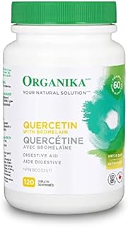 Organika Quercetin with Bromelain- High Availability, Immune System Support, Allergy and Inflammation Support