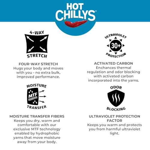 Hot Chillys Youth MTF Originals Crewneck Midweight Body Fit Base Layer - UPF 30 Thermal Underwear Long Sleeve Top4