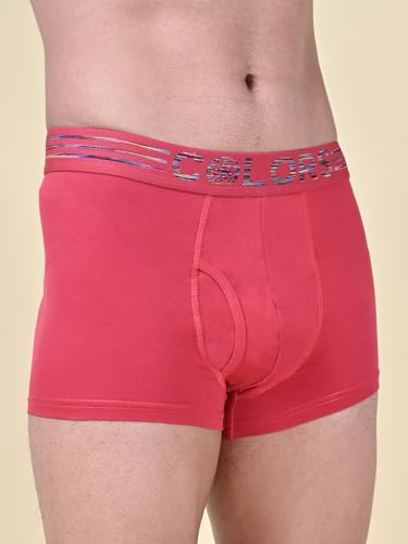 Image of Rupa Colors Solid Trunk for Men, Cotton Blend, Outer Elastic, Regular Fit, Pack of 1