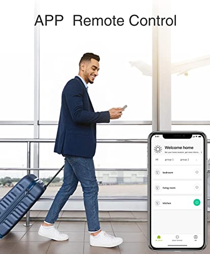 Smart Plug Power Strip, Wifi Surge Protector With 3 Individually Controlled Smart Outlets+Mini Smart Plug, Wifi Socket Compatible With Alexa And Google Home #TOP3