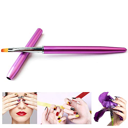 Image of 1Pc Kolinsky Nail Art Brushes, Acrylic Nail Brush Nail Clean Up Brush Nail Painting Pen UV Gel Builder, Dipping Powder, Poly Gel Extensions Manicure Brushes Salon Accessories