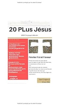 Paperback 20 PLus Jésus: Février Foi et Faveur (French Edition) [French] Book