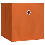 orangensaft kiste 24 Maße: 0 VCM 10er Set Faltbox Klappbox Stoff Kiste Faltschachtel Regalbox Aufbewahrung Boxas Orange