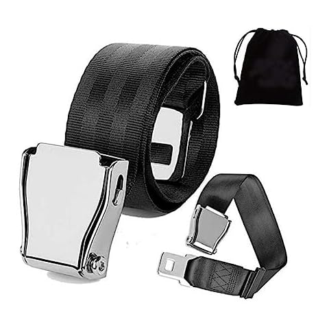 Adjustable Airplane Seat Belt Extender for Comfort Cover