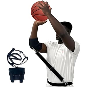 Adjustable Basketball Straight Shooter, Basketball Shooting Training Equipment, Keeps Elbow in and Follow Thru Straight - Padded Elbow Support & Waist Strap for Stability Improves Shooting Form product image