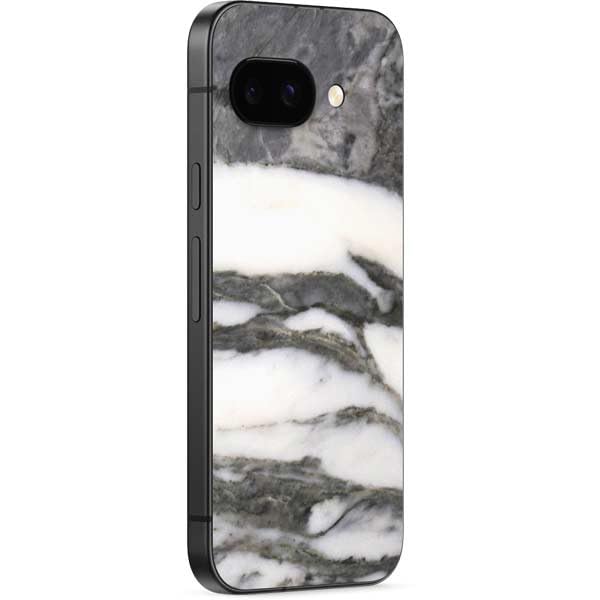 Skinit Decal Phone Skin Compatible with Google Pixel 9a - Grey Marbling Design