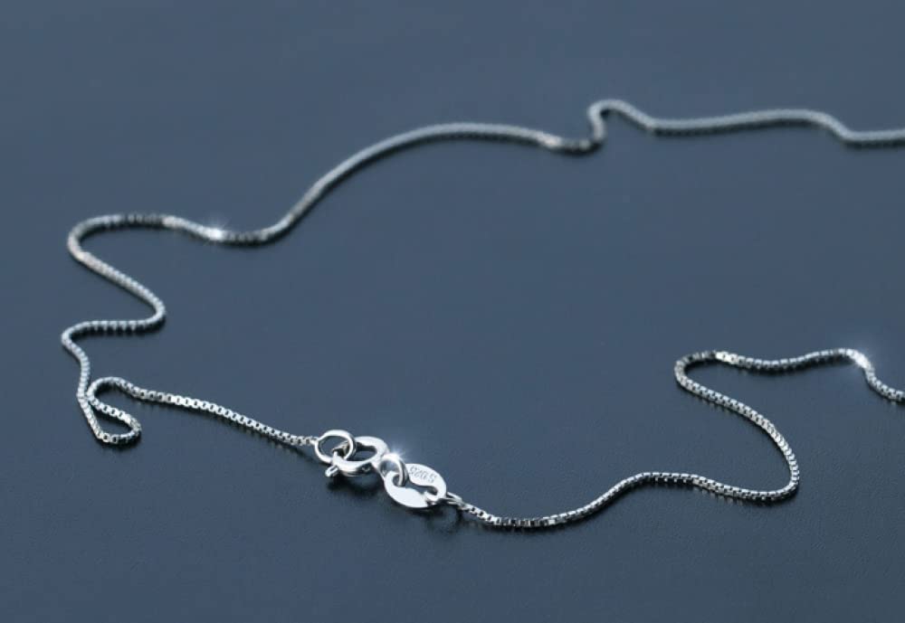 Srebrny naszyjnik, naszyjnik z płatkiem śniegu dla kobiet S925 Sterling Silver płatek śniegu z cyrkonią naszyjnik Dainty modny Choker naszyjnik łańcuszek Bohemia biżuteria dla jej dziewczyn pary