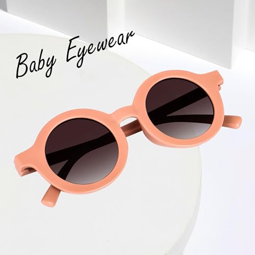 Image of IFLASH Toddler Sunglasses for Girls Boys - Kids Round UV400 Protection Glasses Age 2-8